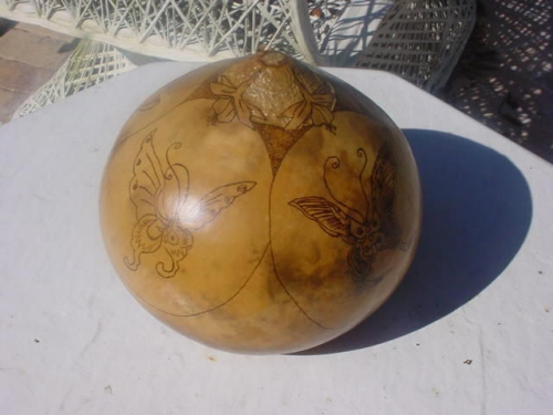 Jackie Hall Gourd Art